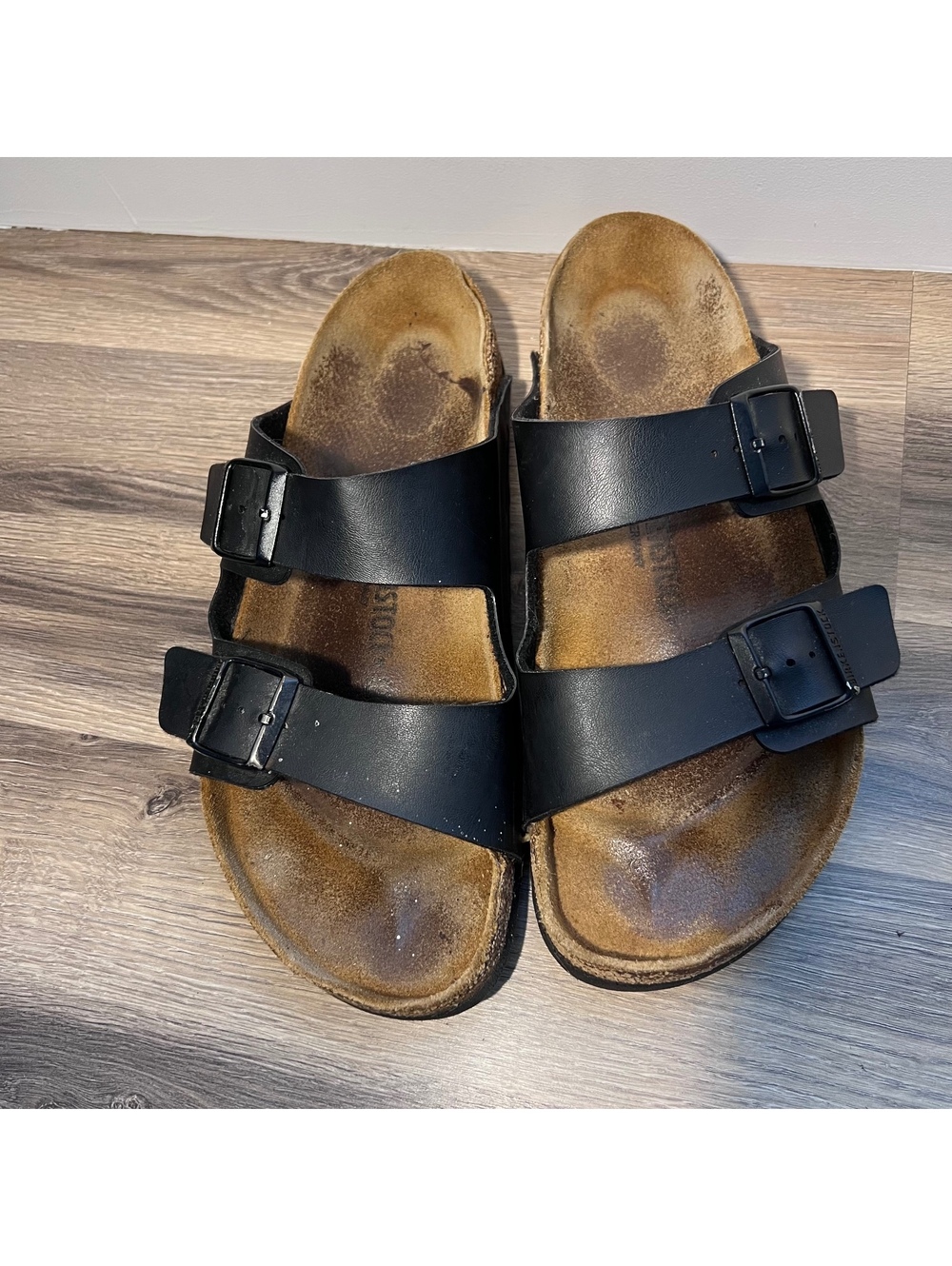 Birkenstock Arizona Black Two Strap Men’s Sandals 11.5 (45)